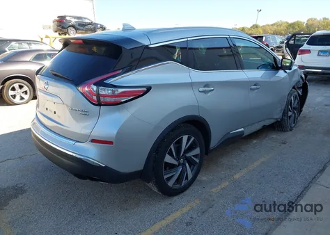 2017 Nissan Murano Platinum z USA, uszkodzony, nr VIN 5N1AZ2MH6HN126282